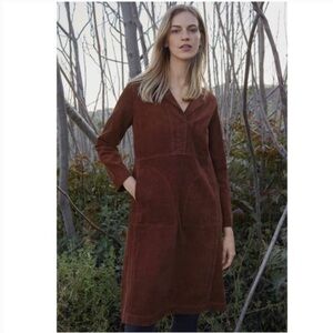 Poetry Brown Corduroy Dress